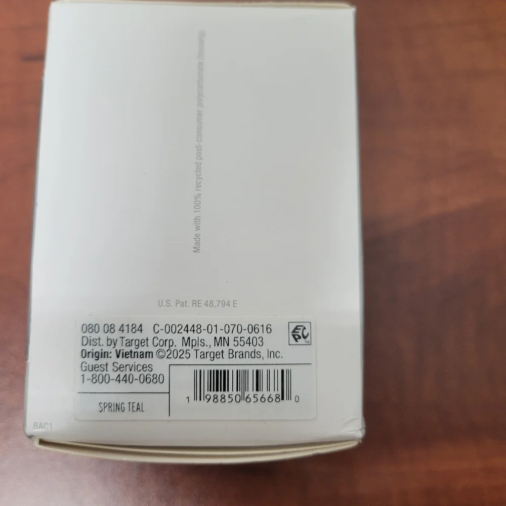 Heyday Aqua Dual USB Wall Charger NIB
